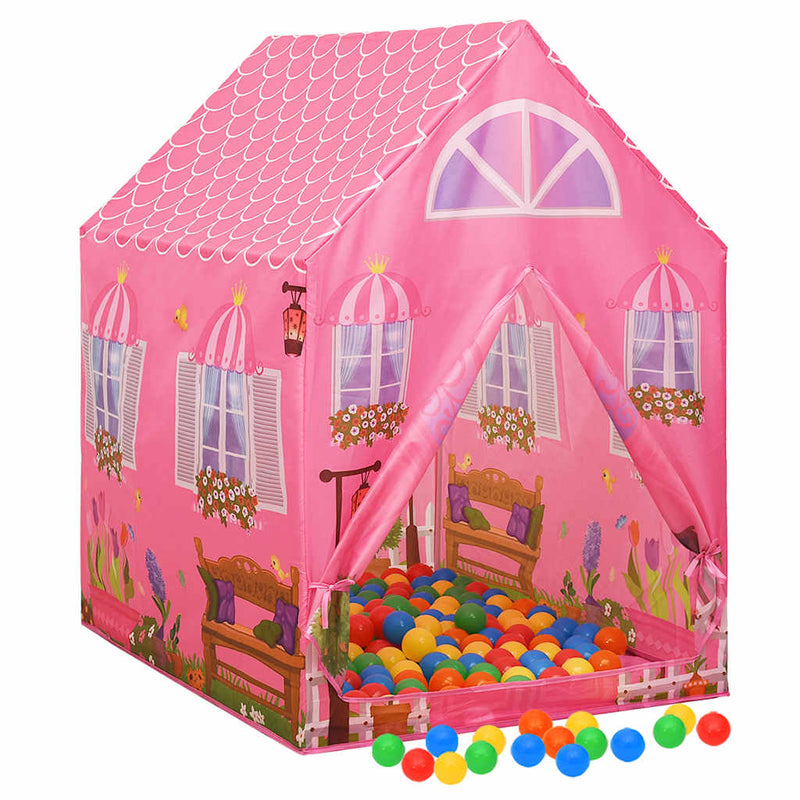 Load image into Gallery viewer, Vidaxl kinderspeeltent met 250 ballen 69x94x104 cm roze
