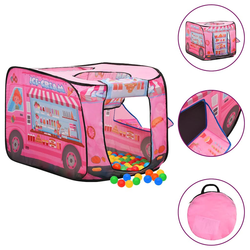 Load image into Gallery viewer, VidaXL Kinderspeeltent met 250 ballen 70x112x70 cm roze
