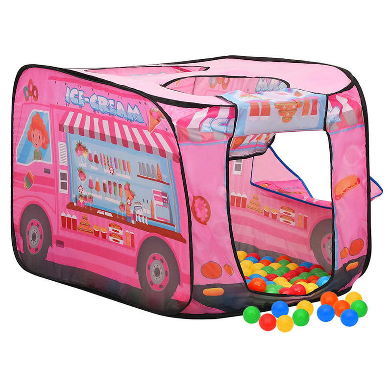 Load image into Gallery viewer, VidaXL Kinderspeeltent met 250 ballen 70x112x70 cm roze
