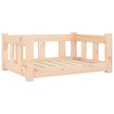 Vidaxl hondenmand 65,5x50,5x28 cm massief grenenhout