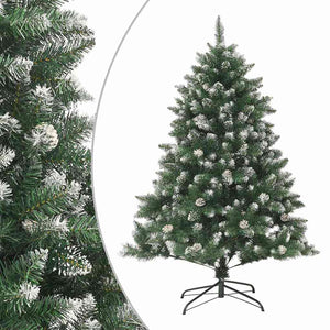 Vidaxl kunstkerstboom met standaard 120 cm pvc