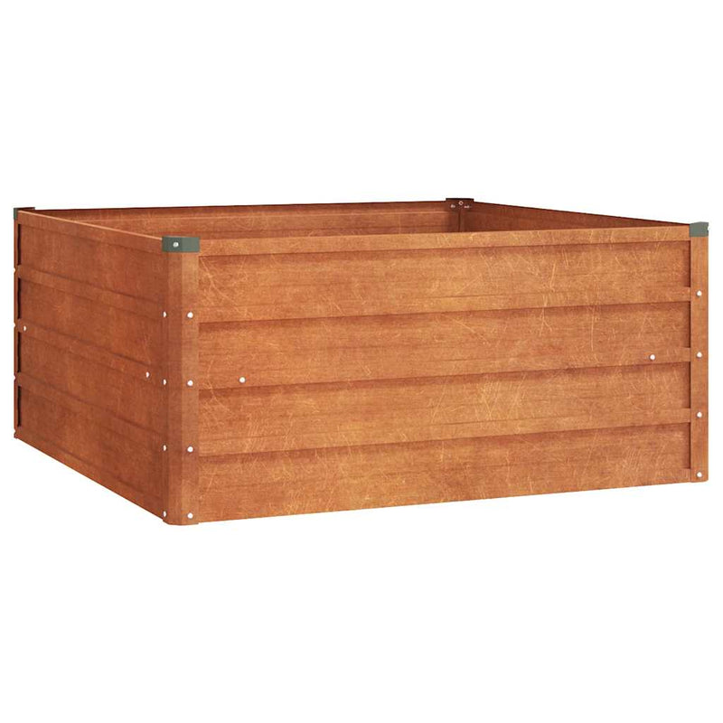 Load image into Gallery viewer, Vidaxl plantenbak verhoogd 100x100x45 cm cortenstaal roestig

