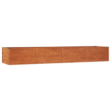 Vidaxl plantenbak verhoogd 320x80x45 cm cortenstaal roestig