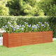 VidaXL Plantenbak verhoogd 320x80x77 cm cortenstaal roestig