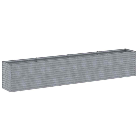 Vidaxl verhoogde tuinbak 385x50x69 cm cortenstaal