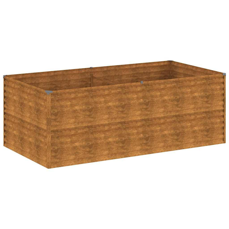 Load image into Gallery viewer, Vidaxl plantenbak verhoogd 196x100x69 cm cortenstaal
