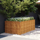 Vidaxl plantenbak verhoogd 196x100x69 cm cortenstaal