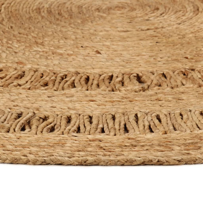 Load image into Gallery viewer, VidaXL Tapijt rond 180 cm gevlochten jute

