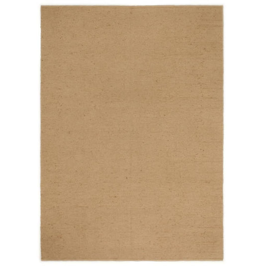 Vidaxl vloerkleed lussenpool handgemaakt 160x230 cm jute en katoen