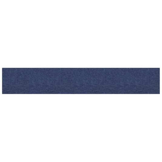 Vidaxl wandpanelen 12 st 1,62 m² 90x15 cm stof blauw
