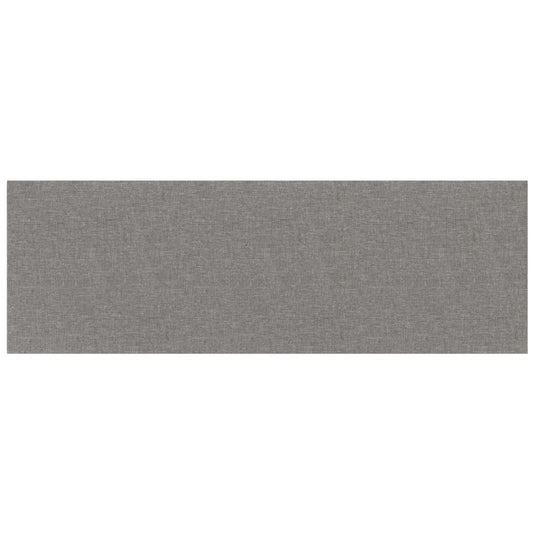 Vidaxl wandpanelen 12 st 3,24 m² 90x30 cm stof lichtgrijs