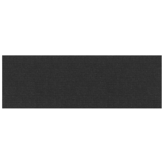 Vidaxl wandpanelen 12 st 3,24 m² 90x30 cm stof zwart