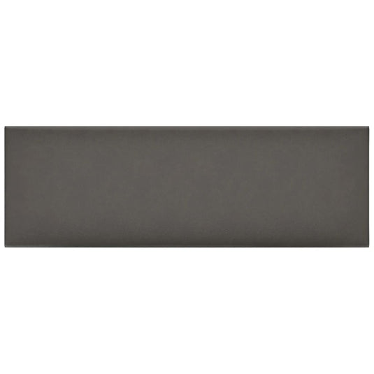 Vidaxl wandpanelen 12 st 3,24 m² 90x30 cm kunstleer grijs