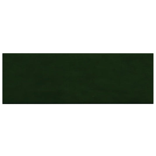 Vidaxl wandpanelen 12 st 3,24 m² 90x30 cm fluweel donkergroen