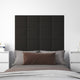 VidaXL Wandpanelen 12 st 1,08 m² 30x30 cm stof zwart