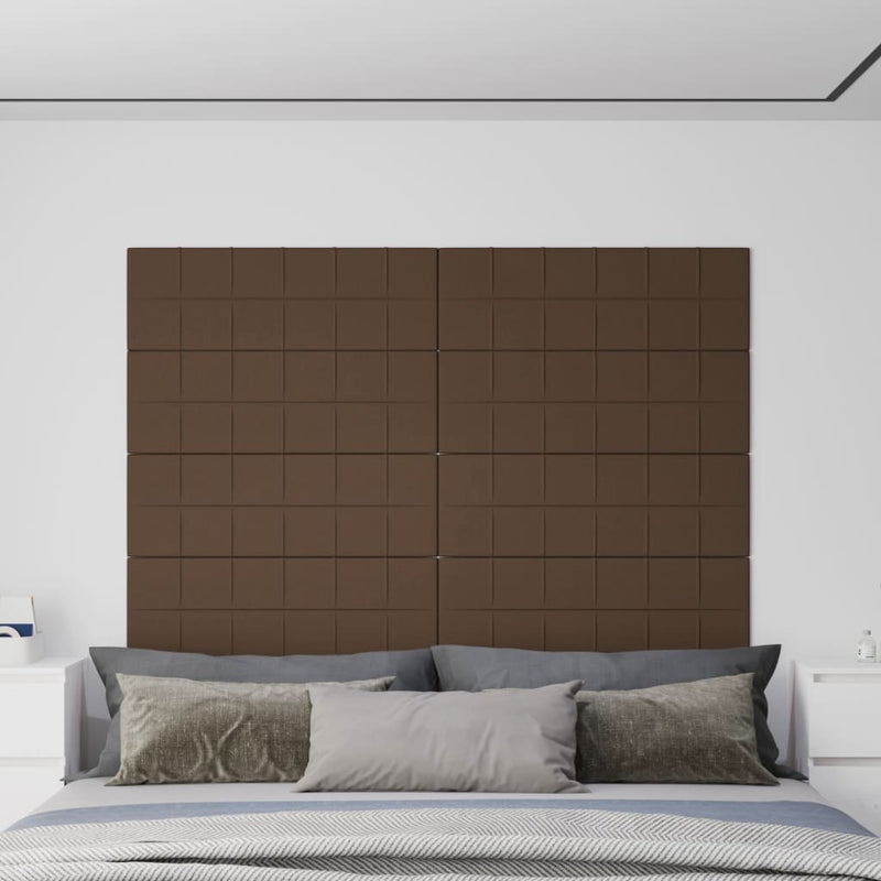 Load image into Gallery viewer, VidaXL Wandpanelen 12 st 3,24 m² 90x30 cm stof bruin
