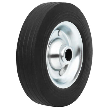 Vidaxl wiel voor stuurwiel ø20x5 cm massief rubber en staal