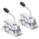 Vidaxl neuswielklemmen 2 st 13,5x6,5x14 cm gegalvaniseerd staal