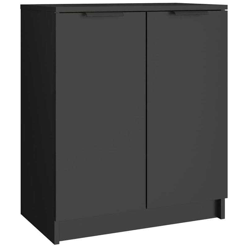 Load image into Gallery viewer, Vidaxl schoenenkast 59x35x70 cm bewerkt hout zwart
