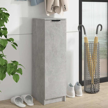 Vidaxl schoenenkast 30x35x100 cm bewerkt hout betongrijs