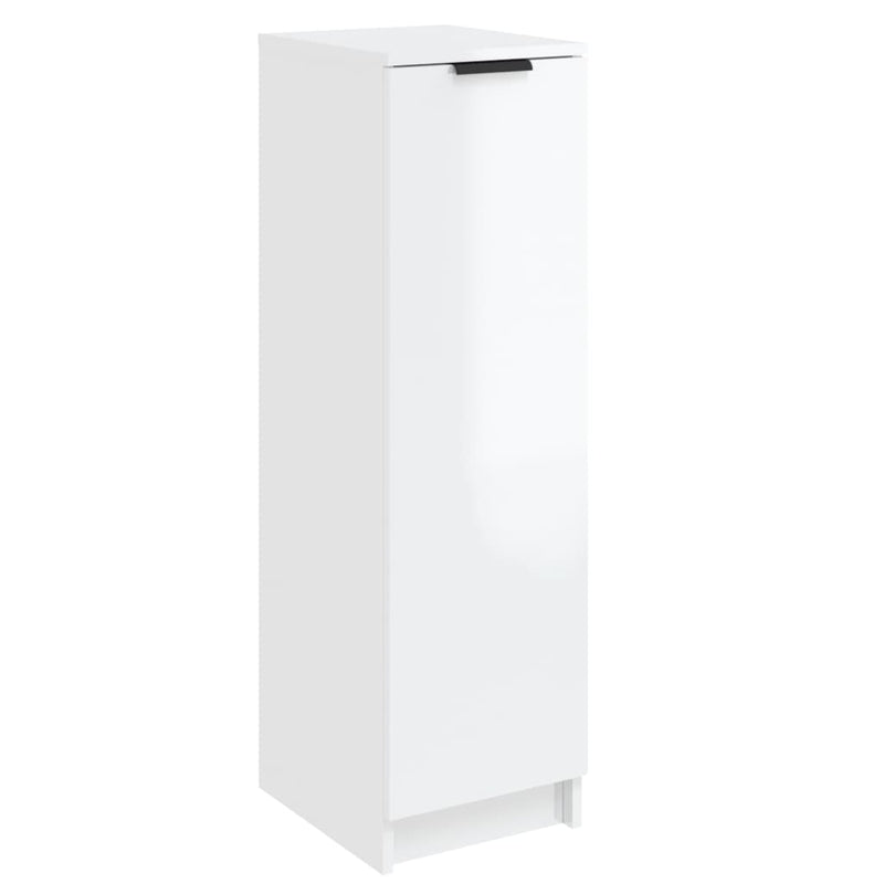 Load image into Gallery viewer, VidaXL Schoenenkast 30x35x100 cm bewerkt hout hoogglans wit

