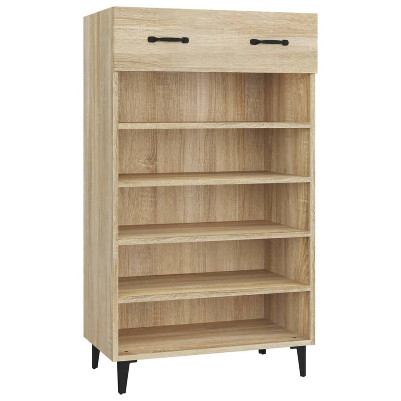 Load image into Gallery viewer, VidaXL Schoenenkast 60x35x105 cm bewerkt hout sonoma eikenkleurig
