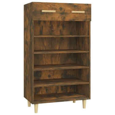 Vidaxl schoenenkast 60x35x105 cm bewerkt hout gerookt eikenkleurig