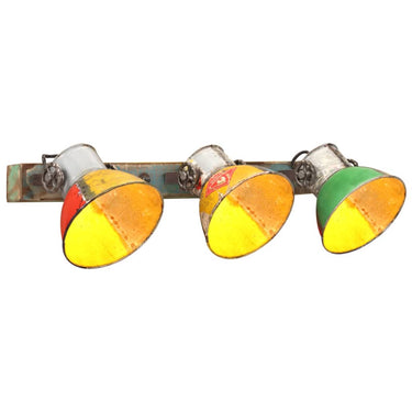 Vidaxl wandlamp industrieel e27 65x25 cm meerkleurig