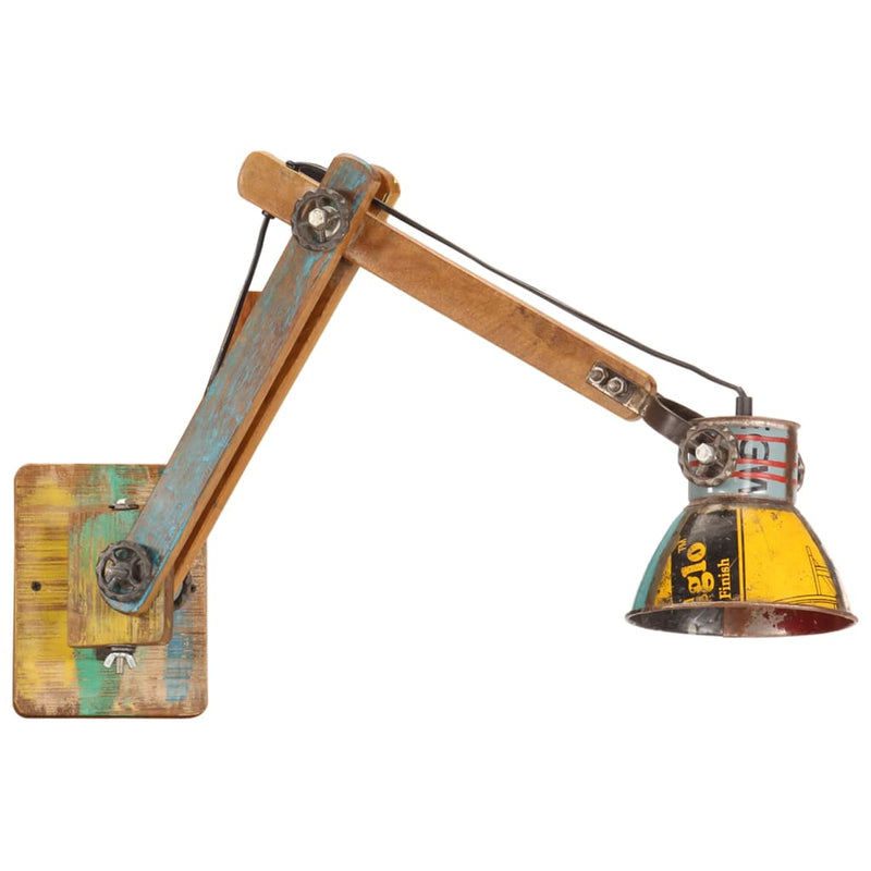 Load image into Gallery viewer, VidaXL Wandlamp industrieel rond E27 meerkleurig
