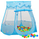 Vidaxl kinderspeeltent 102x102x82 cm blauw