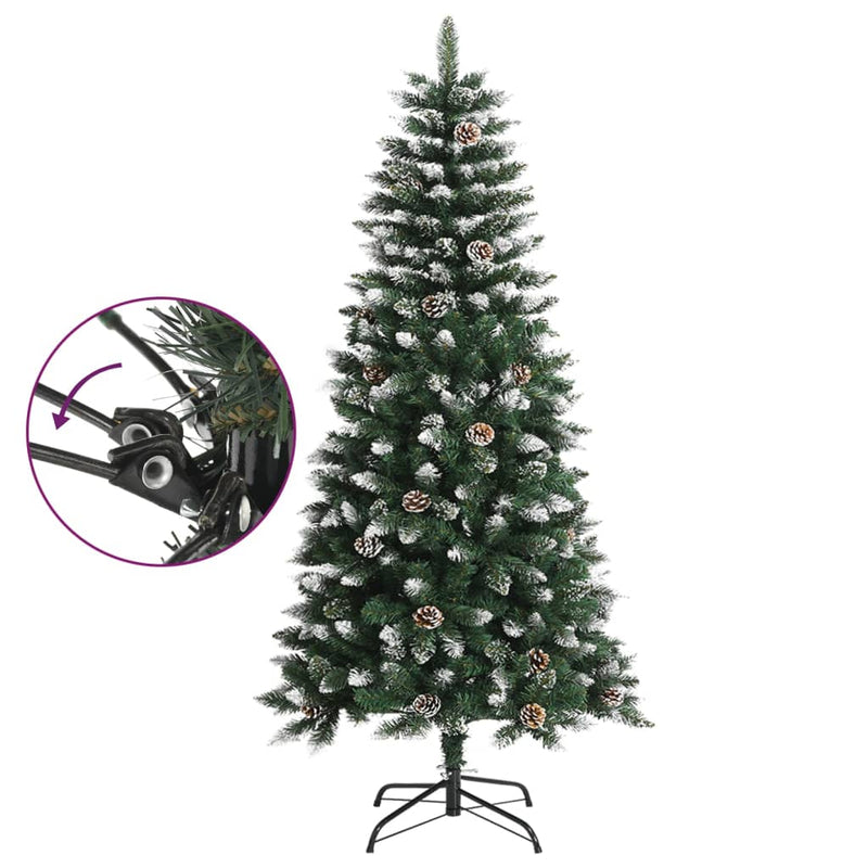 Load image into Gallery viewer, Vidaxl kunstkerstboom met standaard 120 cm pvc groen
