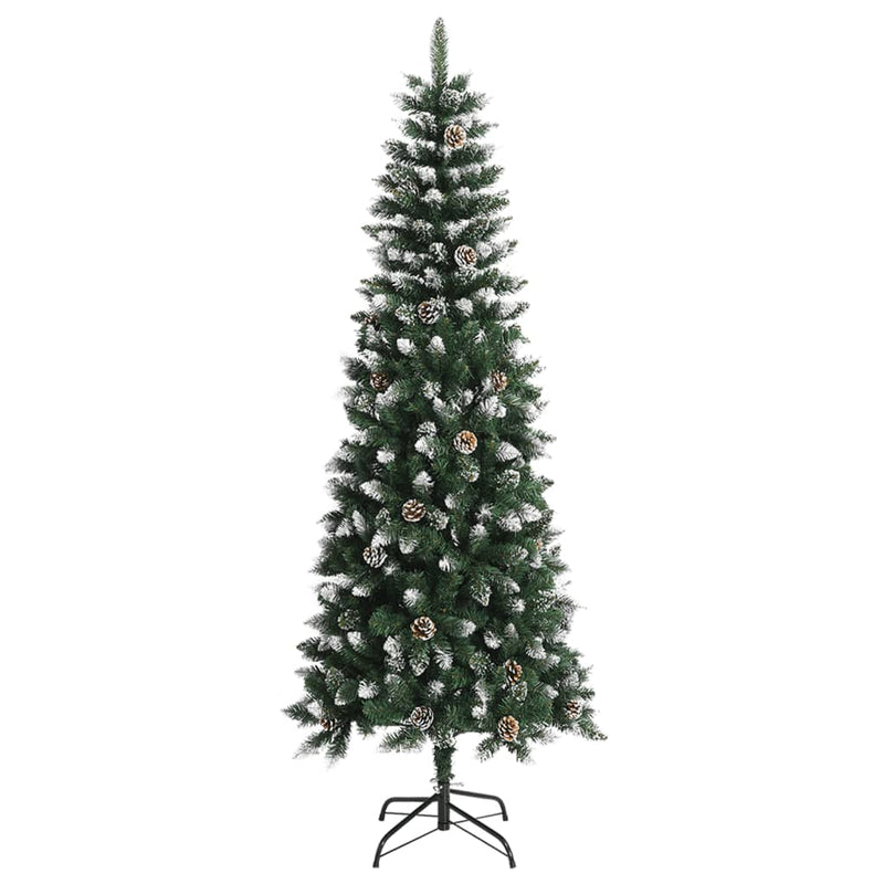 Load image into Gallery viewer, VidaXL Kunstkerstboom met standaard 240 cm PVC groen
