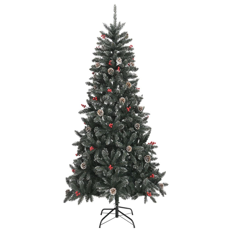 Load image into Gallery viewer, Vidaxl kunstkerstboom met standaard 240 cm pvc groen
