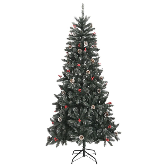 Vidaxl kunstkerstboom met standaard 240 cm pvc groen