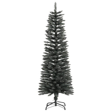 Vidaxl kunstkerstboom met standaard smal 120 cm pvc groen