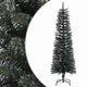 Vidaxl kunstkerstboom met standaard smal 150 cm pvc groen