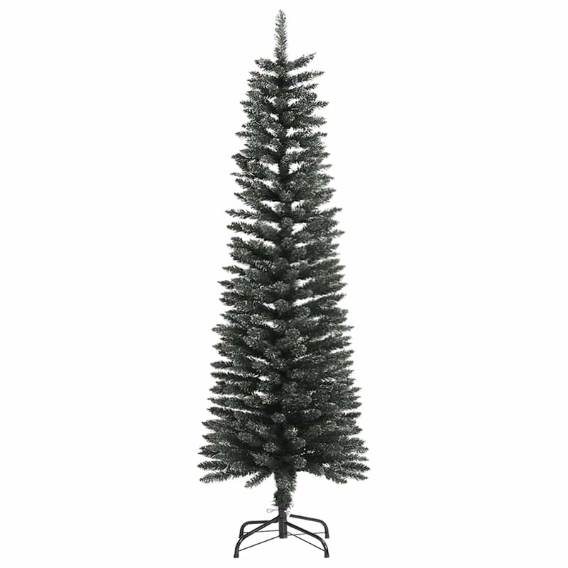 Load image into Gallery viewer, Vidaxl kunstkerstboom met standaard smal 150 cm pvc groen
