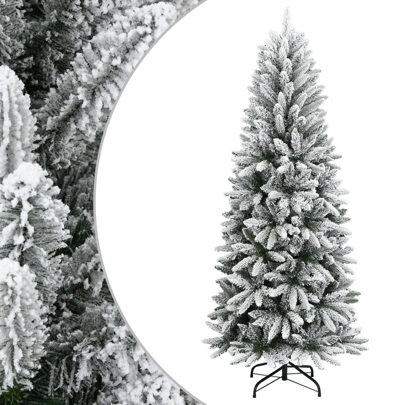 Load image into Gallery viewer, Vidaxl kunstkerstboom met sneeuw 150 cm pvc en pe
