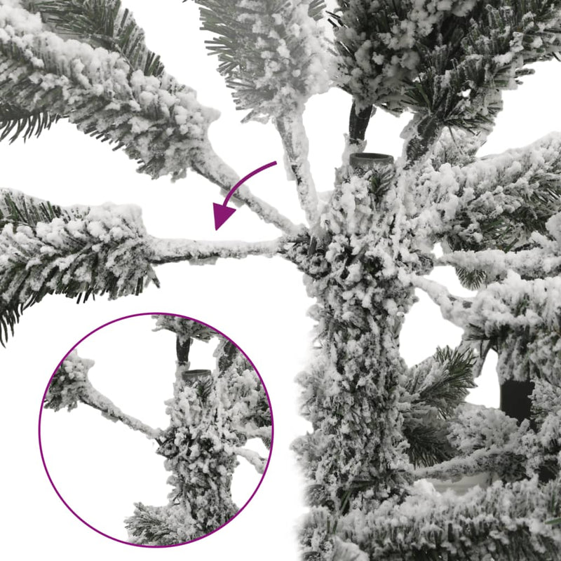 Load image into Gallery viewer, Vidaxl kunstkerstboom met sneeuw 150 cm pvc en pe
