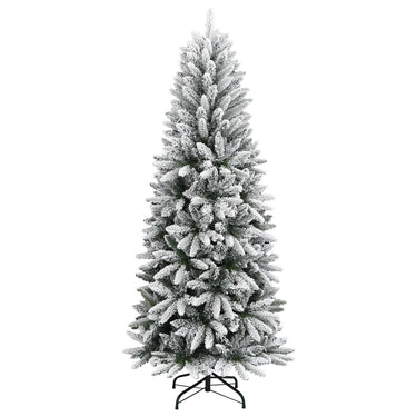Vidaxl kunstkerstboom met sneeuw 240 cm pvc en pe