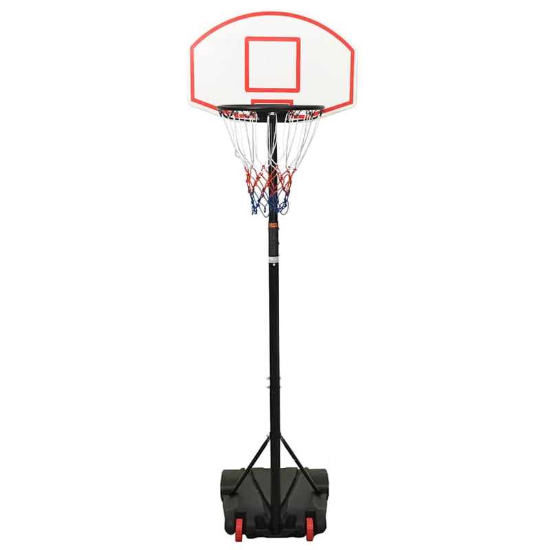 Load image into Gallery viewer, Vidaxl basketbalstandaard 216-250 cm polyetheen wit
