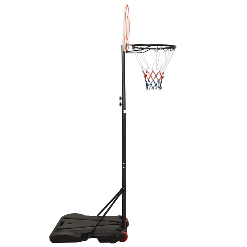 Load image into Gallery viewer, Vidaxl basketbalstandaard 216-250 cm polyetheen wit
