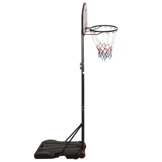 Vidaxl basketbalstandaard 216-250 cm polyethyleen zwart