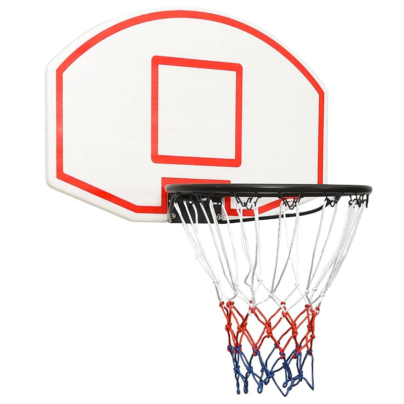 Load image into Gallery viewer, Vidaxl basketbalbord 71x45x2 cm polyetheen wit
