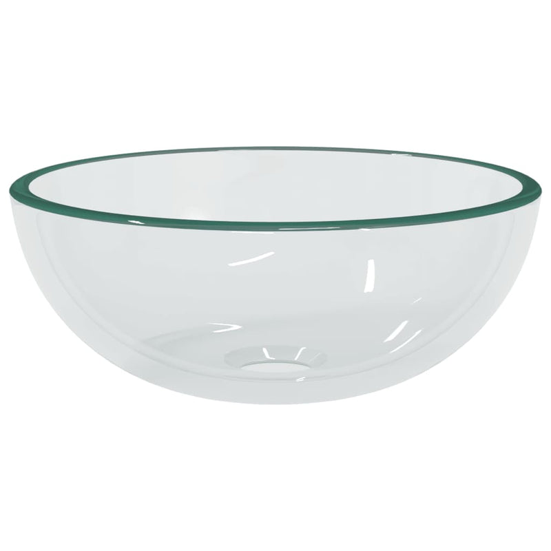 Load image into Gallery viewer, Vidaxl wasbak 30x12 cm gehard glas transparant
