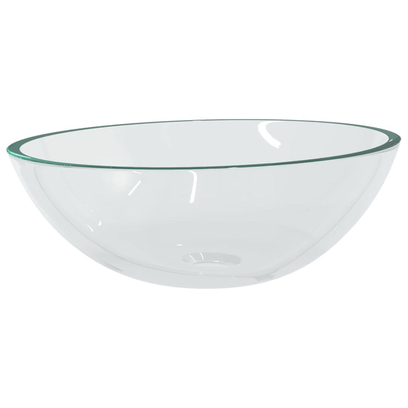 Load image into Gallery viewer, Vidaxl wasbak 50x37x14 cm glas transparant
