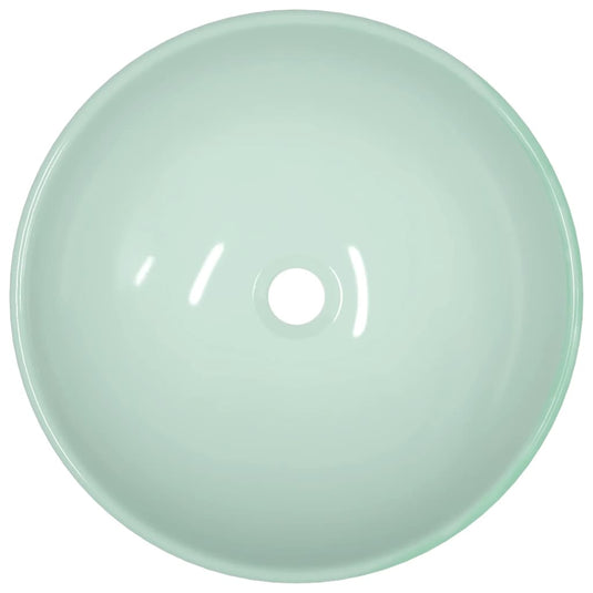 Vidaxl wasbak 42x14 cm gehard glas wit