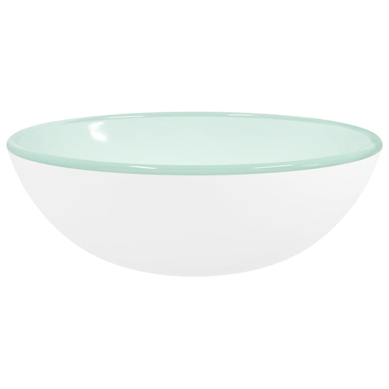 Load image into Gallery viewer, Vidaxl wasbak 35x12 cm gehard glas wit

