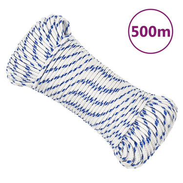 Vidaxl boot touw 5 mm 500 m polypropyleen wit