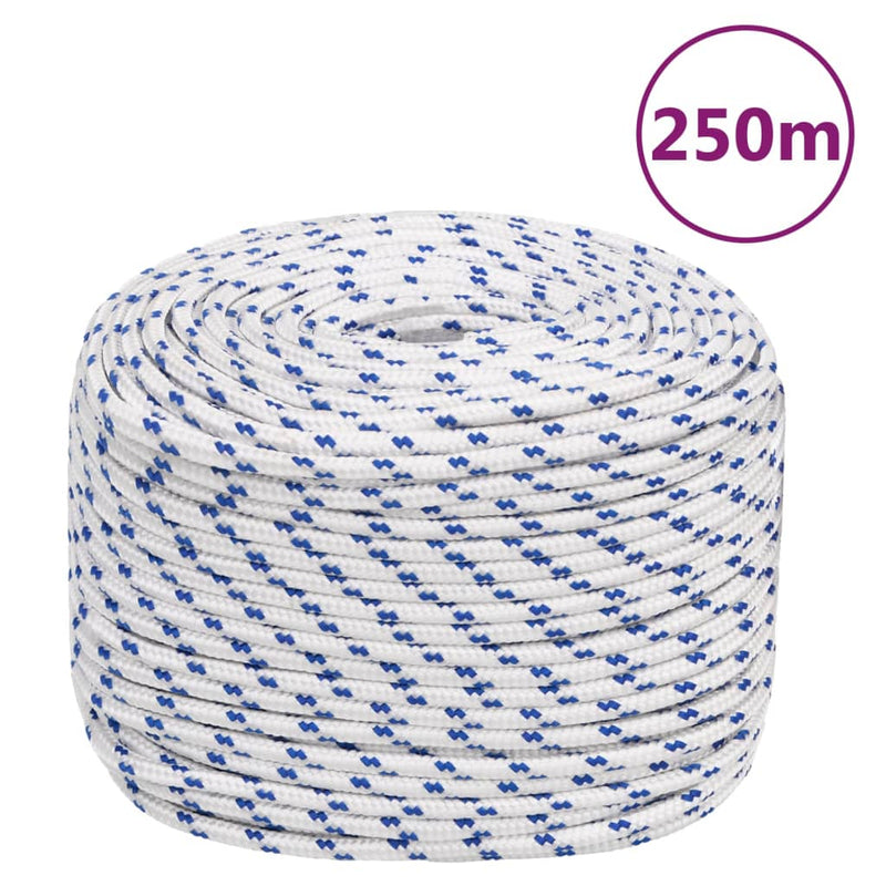 Load image into Gallery viewer, Vidaxl boot touw 6 mm 250 m polypropyleen wit
